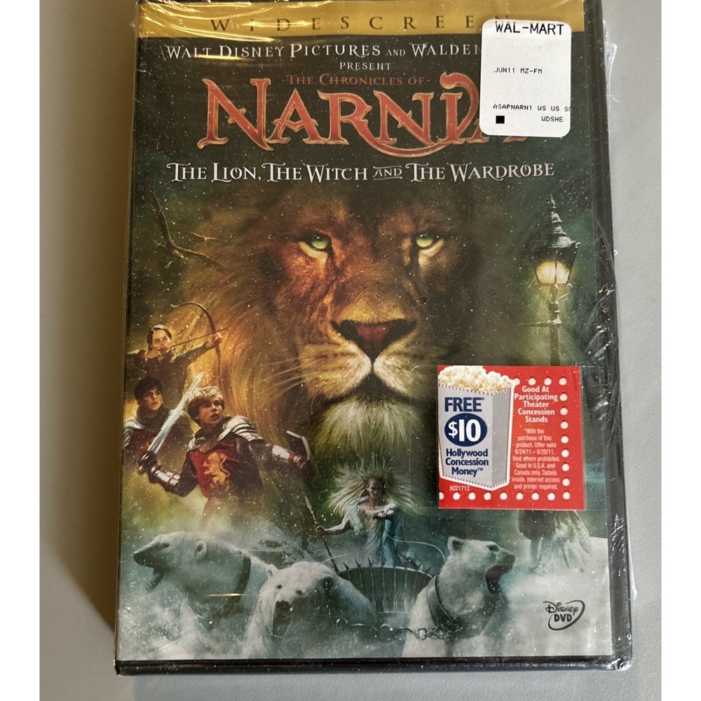 The Chronicles of Narnia: The Lion, The Witch And The Wardrobe (DVD, 2005) New!